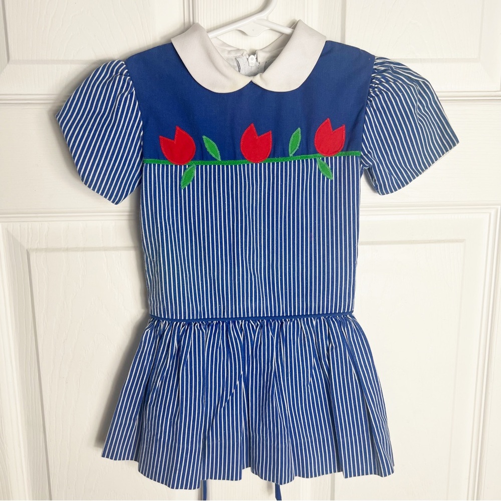 Sylvia Whyte for Saks Fifth Avenue | Blue Dress- 2T Vintage